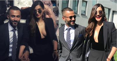 Sonam Kapoor & Anand Ahuja look adorable at Giorgio Armani’s show in Milan. see pics…