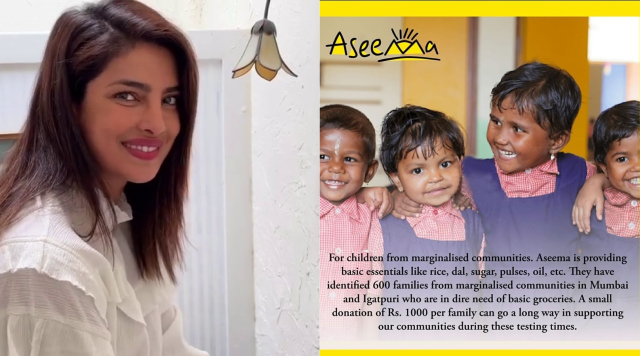 Priyanka Chopra and Nick Jonas donate to help the people impacted by COVID-19