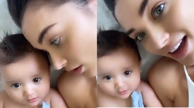 Adorable! Amy Jackson with her kid bring smiles as she joins the lockdown party