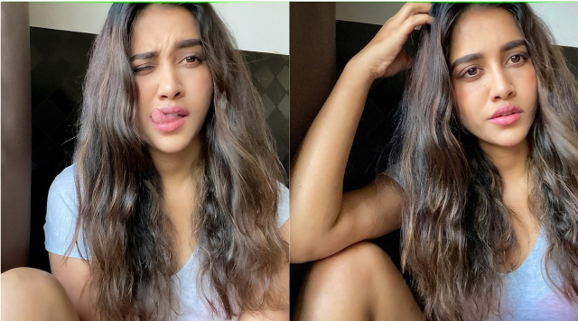 Here’s super cute Nabha Natesh’s weird hippi hair look.
