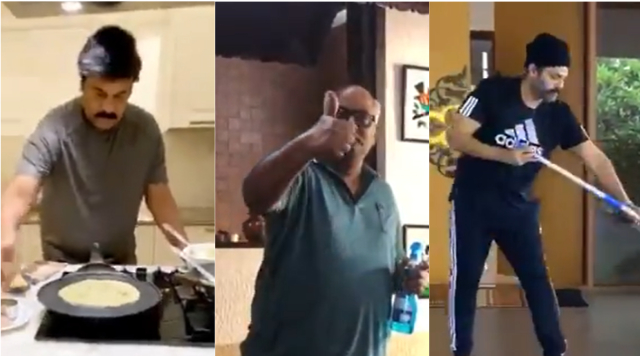Be The REAL MAN challenge is going viral these days in Tollywood.