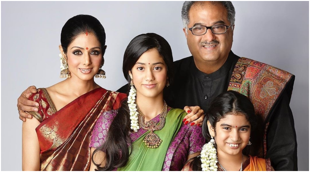 This priceless throwback picture of Sridevi with Boney Kapoor, Janhvi and Khushi is unmissable!
