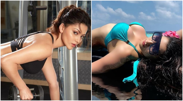 Here’s another breathtaking snap of Urvashi Rautela clicked directly from her workout session.