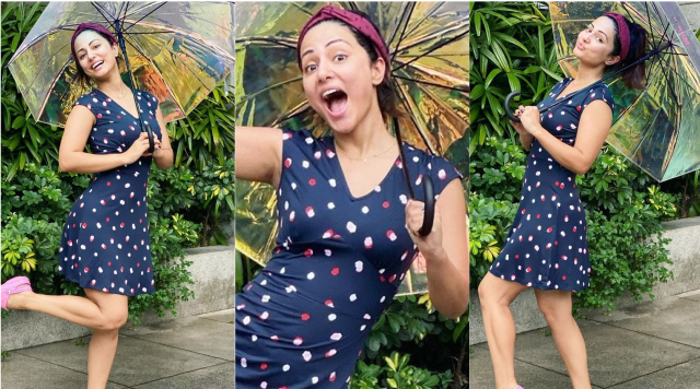 These images of Hina Khan will set your Monsoon Mood.
