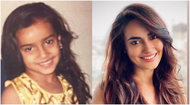 Surbhi Jyoti Relives Her Childhood With A Repost Of An Old Childhood Picture.