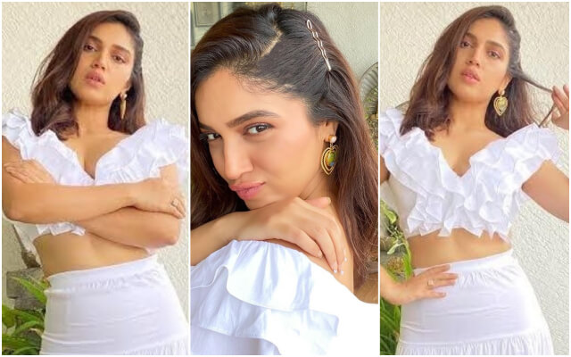 Bhumi Pednekar Slaying In The White Co-ord Dress.