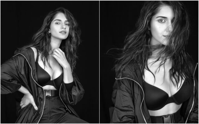Ruhani Sharma Monochrome Stills In A Bikini Are Sensuous.
