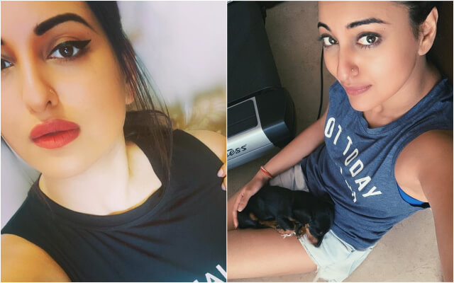 Sonakshi Sinha Asks To Maintain Social Distance In Unique Way.