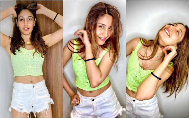 Surbhi Chandan Displaying Her Sexy Looks Through Snaps.
