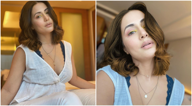 Hina Khan Drops A Series Of Sensational Candid Pictures On Her Timeline.