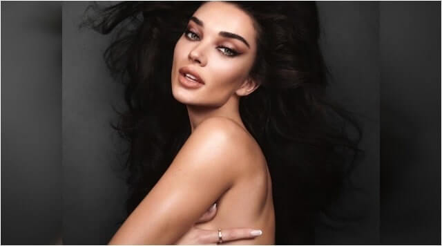 Amy Jackson Raising The Mercury Levels In Her Newest Topless Photoshoot.