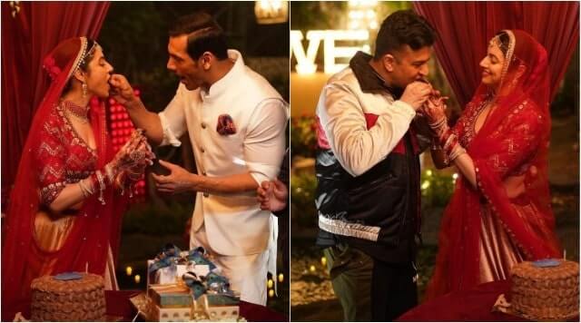 Divya Khosla Kumar Celebrated Her Birthday With John Abraham On Sets Of Satyameva Jayate 2.