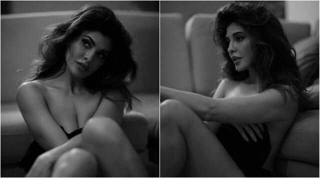 Jacqueline Fernandez Looking Smoking Hot In These Monochrome Stills.