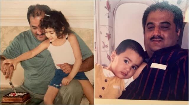 Janhvi Kapoor Shares Adorable Childhood Pictures With Dad Boney Kapoor On His Birthday And Fans Are In Awe.