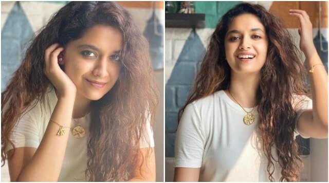 Keerthy Suresh Flaunts Her Infectious Smile And Graceful Look In Latest Sun-Kissed Pictures.