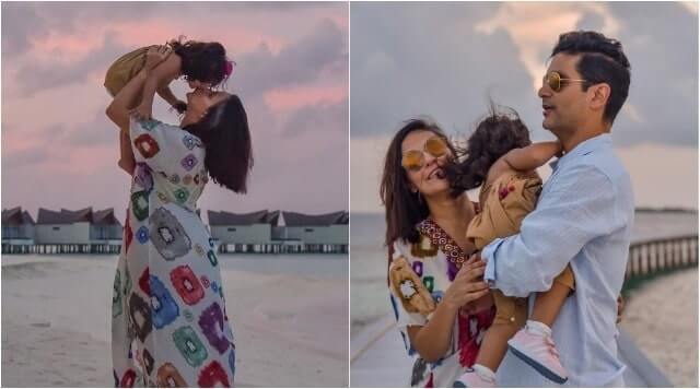 Neha Dhupia Shares Adorable Pictures From Her Vacation With Family.