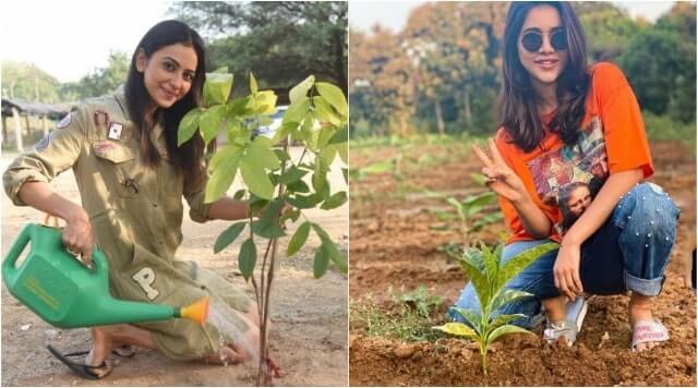 Rakul Preet Singh And Nabha Natesh Accepted Hara Hai Toh Bhara Hai Challenge.