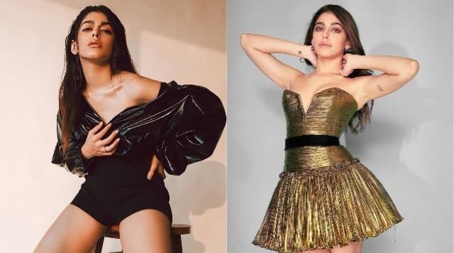 Alaya Furniturewalla Flaunting Her Sexy Figure In These Candid Stills.
