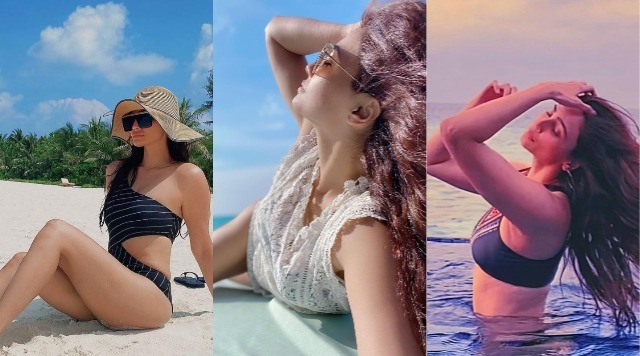 Daisy Shah Dazzling Hot Sun Kissed Pictures As She Is Enjoying The Sunny Day In Maldives.