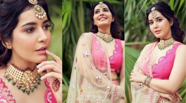 Raashi Khanna in Bridal Lehenga Is Perfect For This Wedding Season.