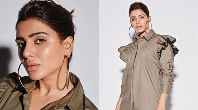 Samantha Akkineni Pulls Off Another Stunning Outfit For The Family Man 2 Promotions.