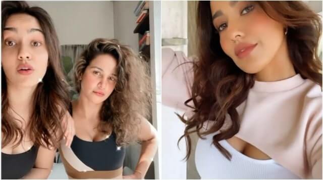 Neha Sharma And Aisha Sharma Setting Major Sister Goals In This Fun Loving Video. Watch Clip
