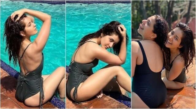 Raashi Khanna Looks Enchanting In A Swimsuit In Se*y Pool Pictures From Goa. Inside Pics
