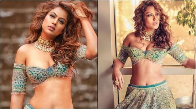 Nia Sharma Set Internet Ablaze With Her Se*y Bridal Outfit.