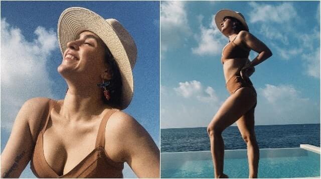 Sanya Malhotra Breaks Her Next Door Girl Image And Shares Bikini Pictures From Vacation.