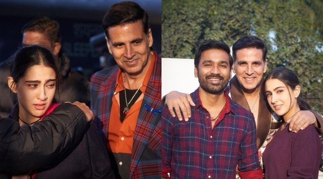 Sara Ali Khan Shared BTS Pictures With Akshay Kumar, Dhanush As They Finished the Atrangi Re Shoot.