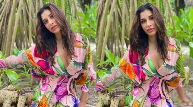 Sophie Choudry Slaying Hot Floral Dress In The Latest Stills.