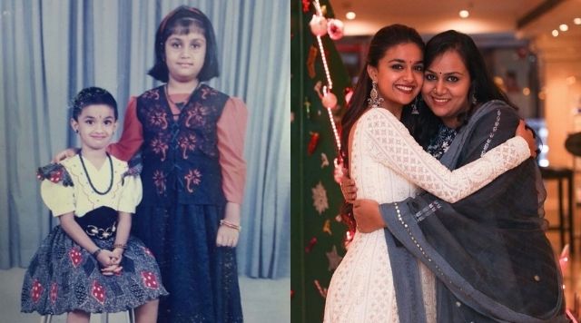 Keerthy Suresh Wished Her Sister On Birthday With Beautiful Throwback Childhood pictures.