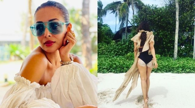 Malaika Arora Flaunting Her Sexy Figure On The Beach.