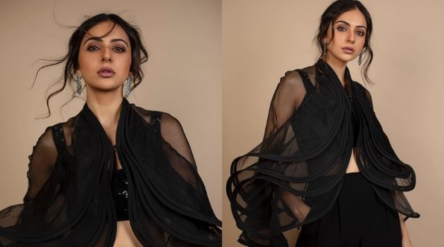 Rakul Preet Singh Raises The Oomph In A Lovely Black Dress.