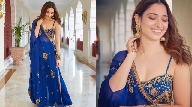Tamannaah Bhatia Perfectly Knows How To Look Angelic In Ethnic Wear.