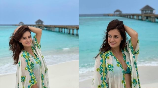 Dia Mirza Having A Good Time At Maldives Beach As She Enjoying Holiday.