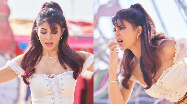 Jacqueline Fernandez Is In Playful Mood As She Wrapped Bachchan Pandey Shoot.