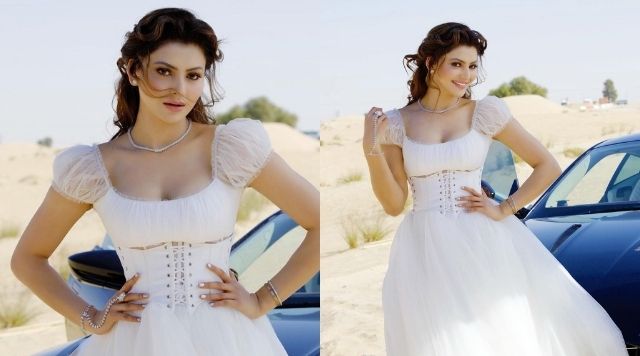 Urvashi Rautela Looks Dreamy In White Dress As She Pays Tribute To Madhubala With An Iconic Song.