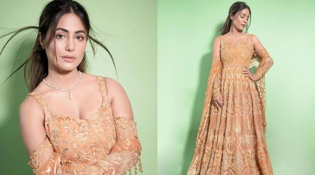 Hina Khan’s New Look Is Sight To Behold As She Slaying Glamorous Outfit.