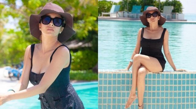 Tinaa Dattaa looks Smoking Hot In Poolside Pictures.