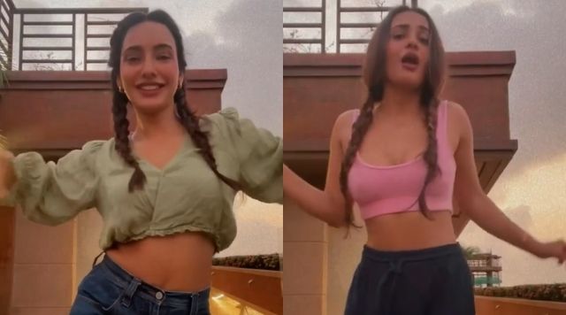Neha Sharma Got Distracted By Aisha Sharma While Flaunting Hot Dance Moves.