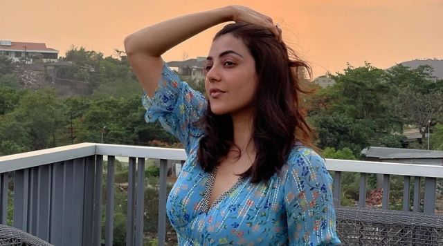 Kajal Aggarwal Stuns In These Beautiful Sunset Pictures.