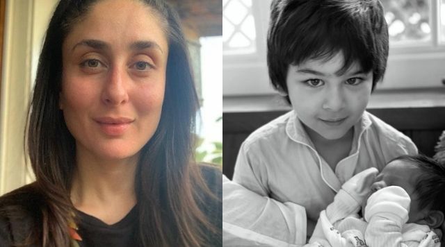 Kareena Kapoor Khan Shared An Adorable Monochrome Picture Of Her Sons On Mother’s Day.