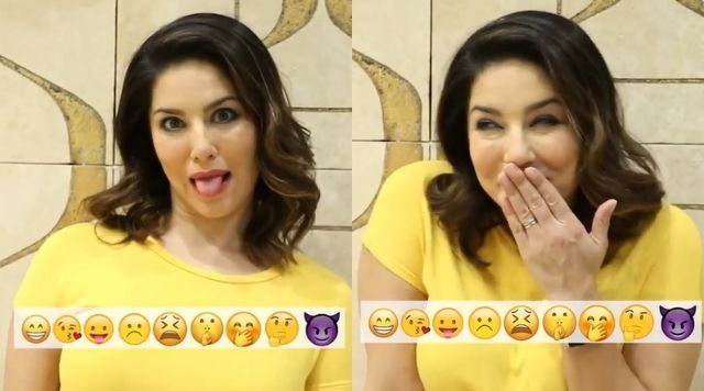 Sunny Leone Imitates Beautiful Emojis With Her Cute Expressions. Watch Video!