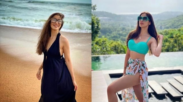 Raai Laxmi Looks Gorgeous In Black Dress And These Beach Pictures Will Give You Positive Vibes.