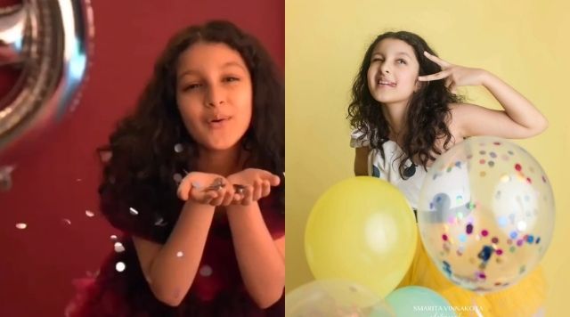 Mahesh Babu And Namrata Shirodkar Celebrate 9th Birthday Of Daughter Sitara. Dropped Beautiful Pictures And A Cute Reel.