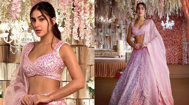 Sara Ali Khan Looks Bewitching In Manish Malhotra’s Floral Designer Lehenga. See Pictures