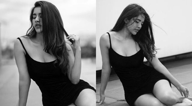 Nabha Natesh Looks Bewitching In The Newest Monochrome Photoshoot.