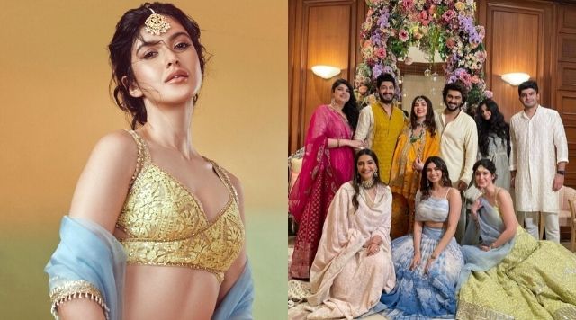 Shanaya Kapoor Leaves Fans Awestruck With Her Prettiest Golden Lehenga Outfit. See Pictures!