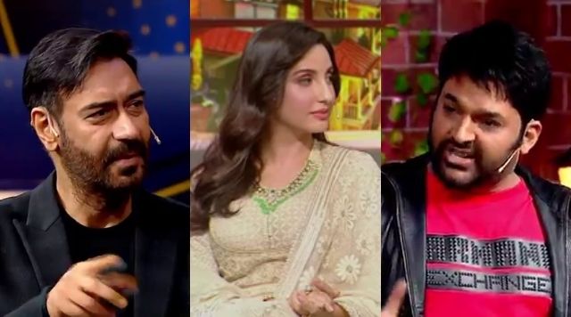 Kapil Sharma Calls Ajay Devgn Jealous When Actor Stops Him From Flirting Nora Fatehi. Akshay Kumar Leaves Kapil Speechless